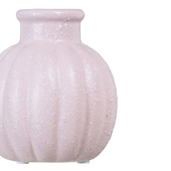 Vase Light mauve Ceramic 11 x 11 x 12 cm For Sale