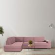 Sofa Cover Eysa JAZ Pink 110 x 120 x 500 cm on Sale