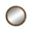 Wall mirror Home ESPRIT Natural 90 x 3 x 90 cm For Sale