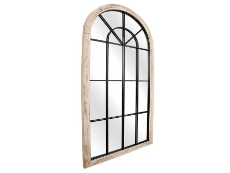 Wall mirror Romimex Natural Window Geometric For Sale